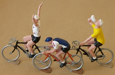 Tour de France cyclistes miniatures