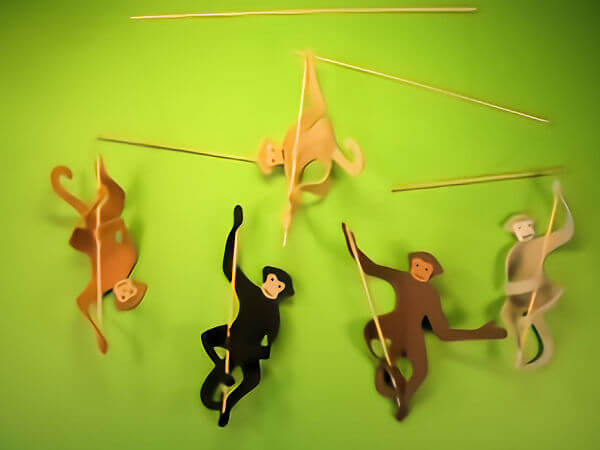 Mobile Singes Malicieux, cadeau de naissance original